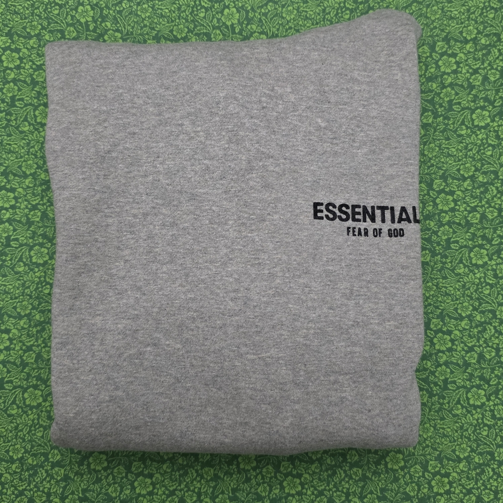 Essentials Dark Oatmeal Hoodie Unisex - Picture 10 of 16
